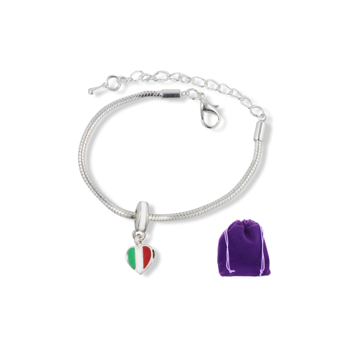 Dave The Bunny Bracelet, 9 inch, Silver
