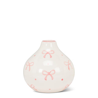 Abbott Collection Vase, Small (4-inch), Ivory/Pink
