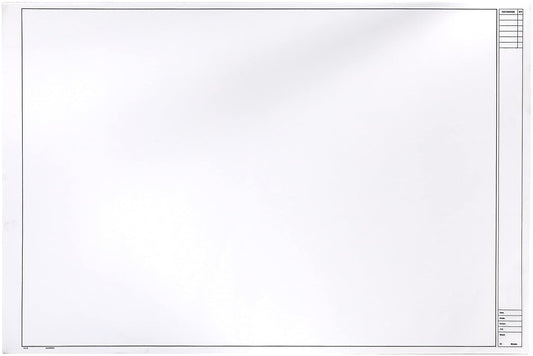 Clearprint Vellum Sheets with Architect Title Block, 24x36 Inches, 16 lb., 60 GSM, 1000H 100% Cotton, 10 Sheets/Pack, Translucent White (10211228)
