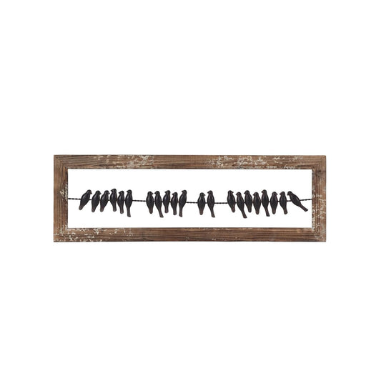Foreside Home and Garden Wall Art, 38"L x 1.3"W, Silver