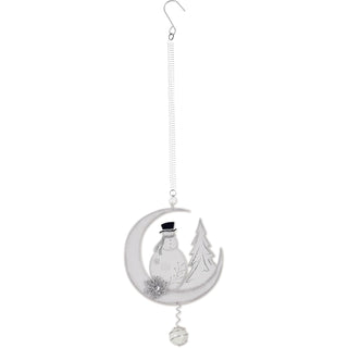 Sunset Vista Designs Hanging Ornament, 8 Inch, White