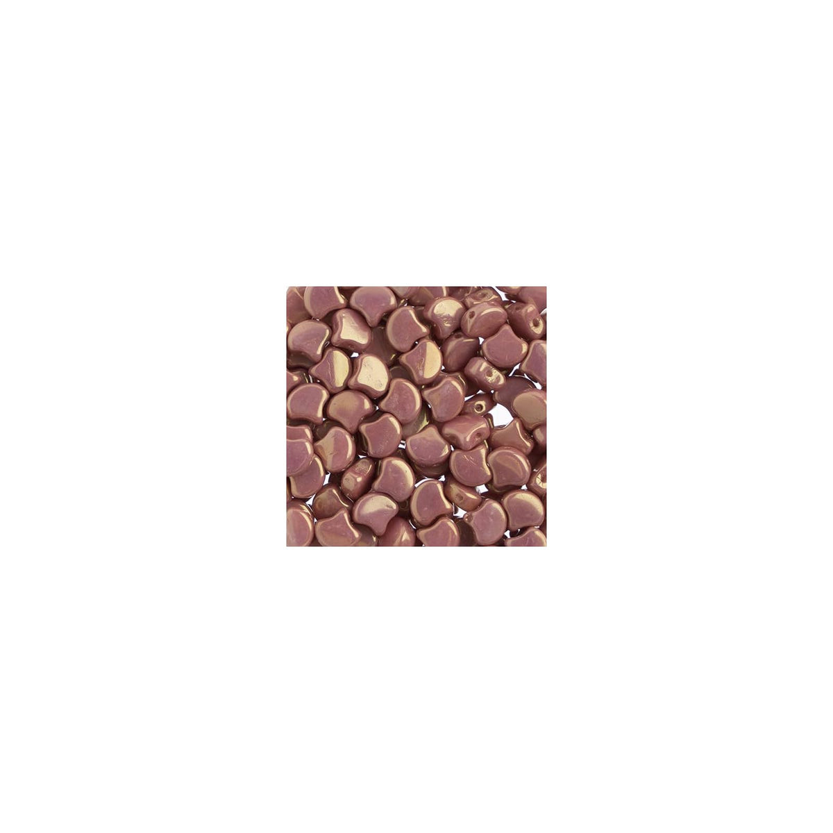 John Bead Craft Bead, 7.5mm, Metallic Red Luster