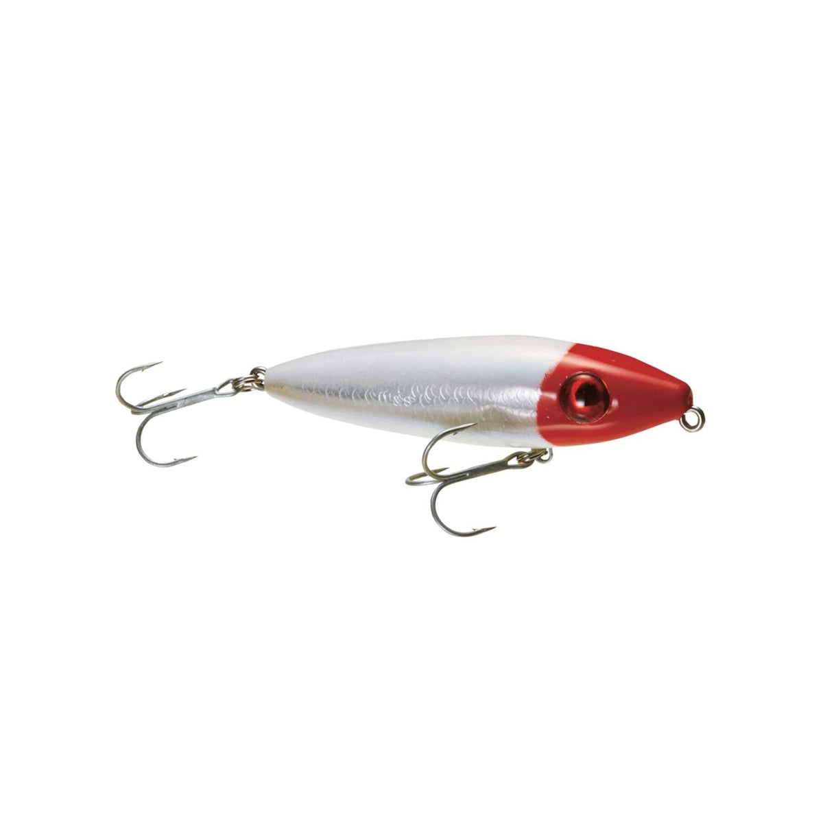 MirrOLure Fishing Hook, 3.5in 5/8oz, Red Hd/White/Silver
