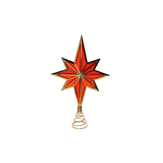 Kurt S. Adler Tree Topper, 11" x 3.5" x 16", Multicolor