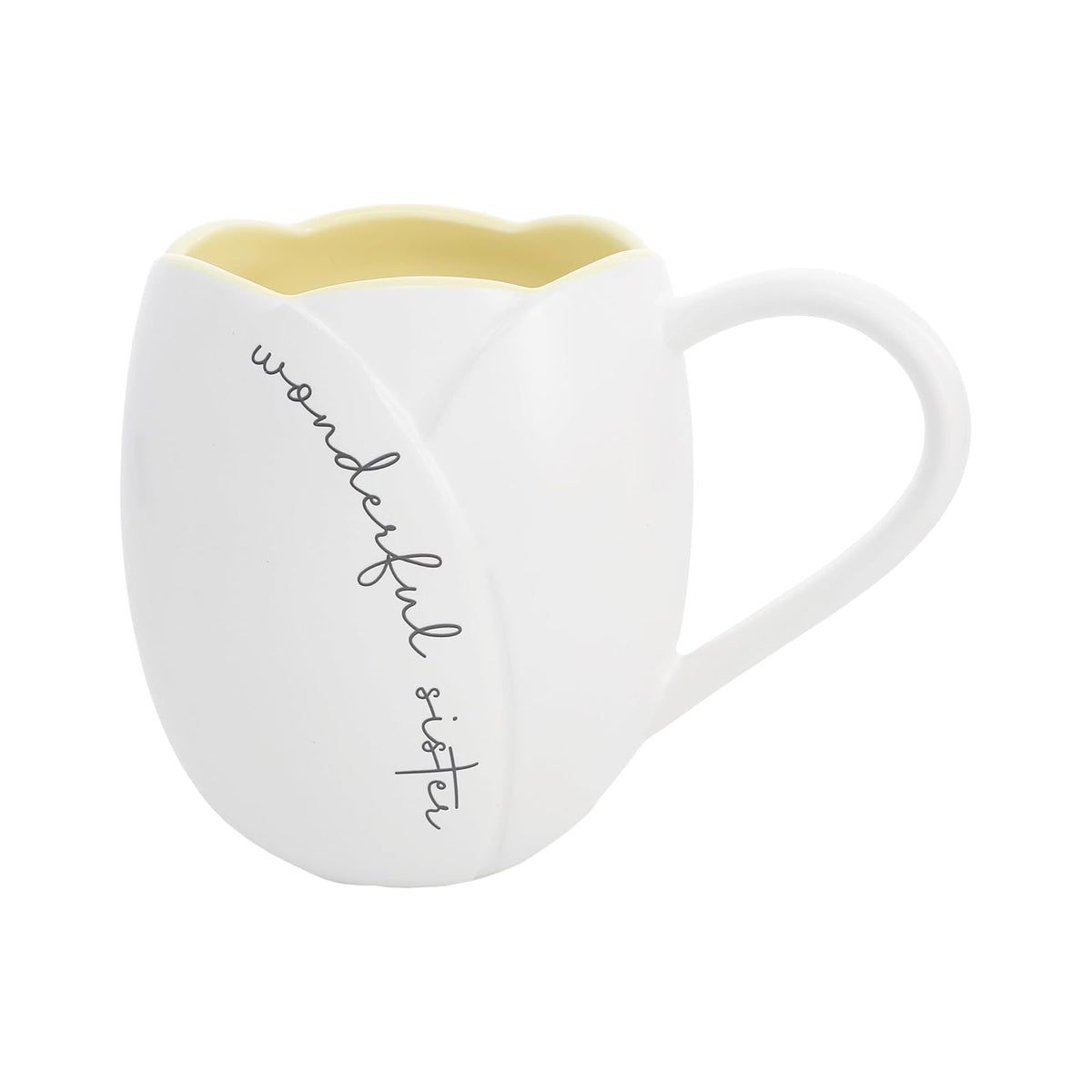 Pavilion Gift Company Drinking Cup, 20 Ounces, White, Yellow