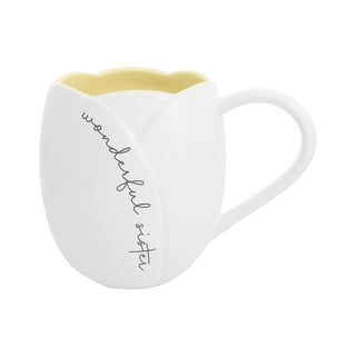 Pavilion Gift Company Drinking Cup, 20 Ounces, White, Yellow