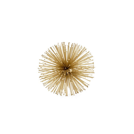 Modern Day Accents5067Pilluelo Urchin Small Gold SphereModern Day Accents Pilluelo Urchin Small Sphere, Gold, Modern, Filler, Tabletop, Bowl, Round, Balls, Spikey, Spikes, Urchin, Sea, Iron, 6"DGold