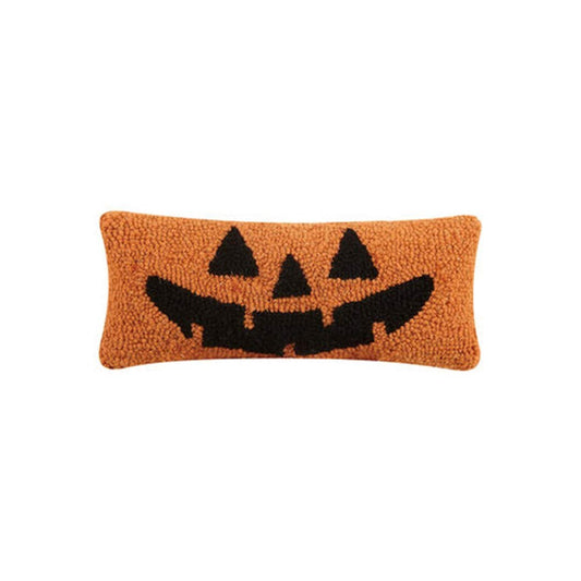 Peking Handicraft Pillow, 12 inches x 5 inches, Orange