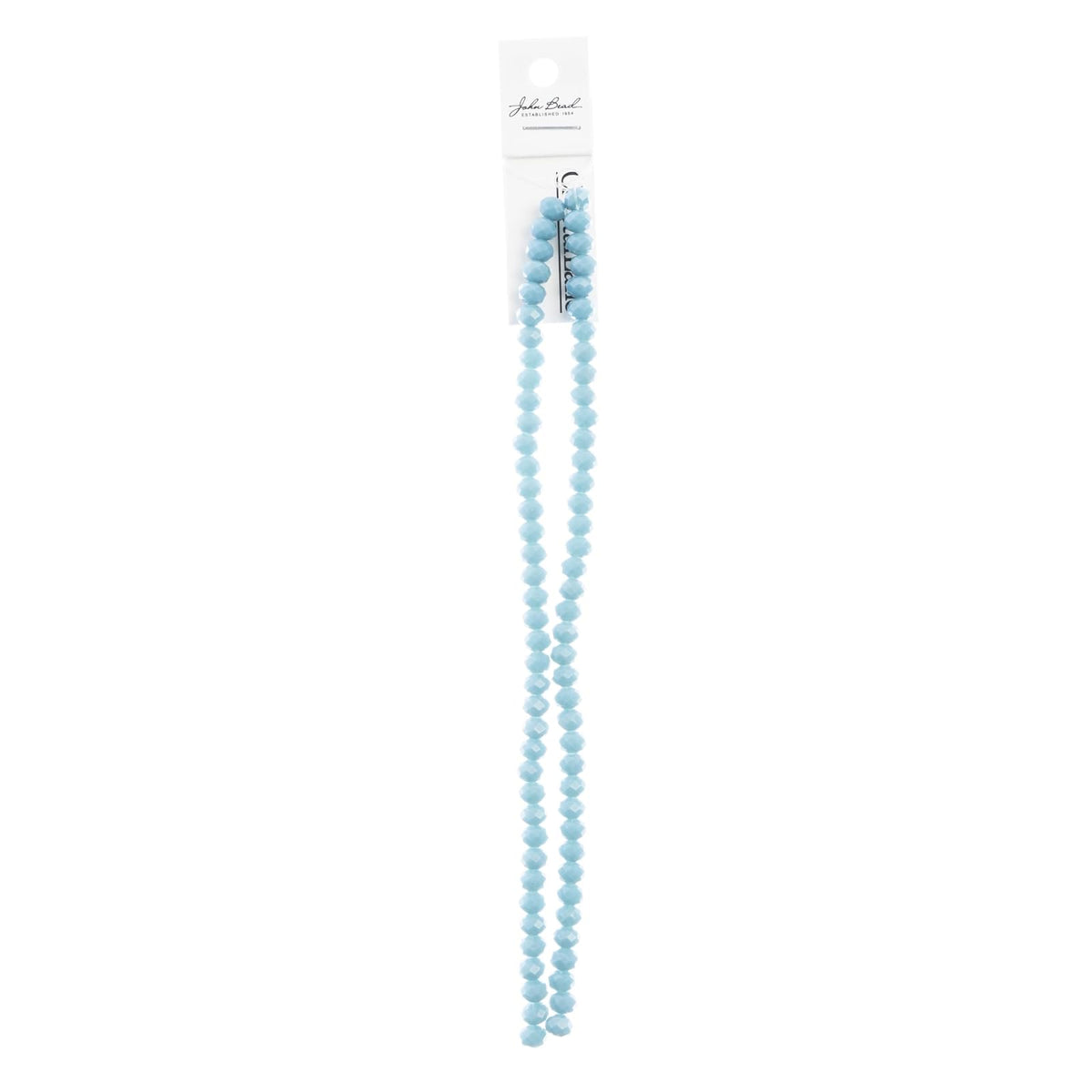 John Bead Craft Bead, 4mm x6mm, Opaque Dark Blue