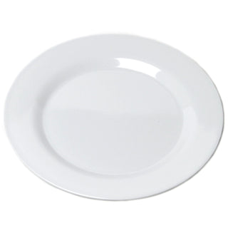 Chef Craft Dishware Plate, 10 inches in diameter, White