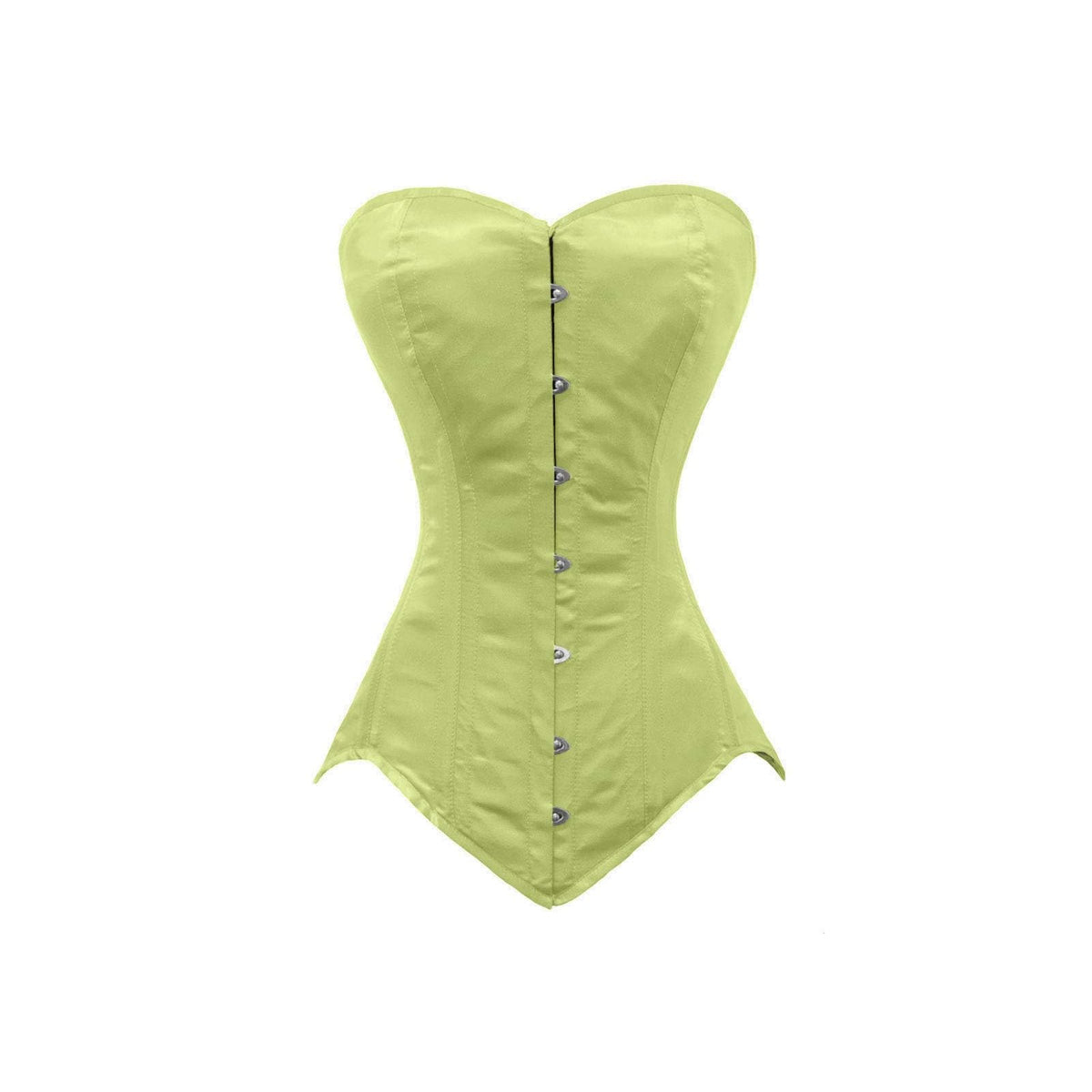 luvsecretlingerie Corset, Medium, Lemon Green