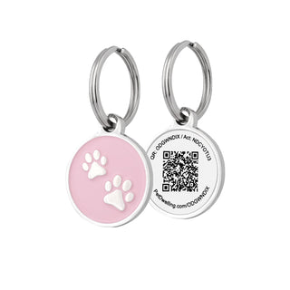 Pet Dwelling Label, 22.5*1.5mm, Pink Mini