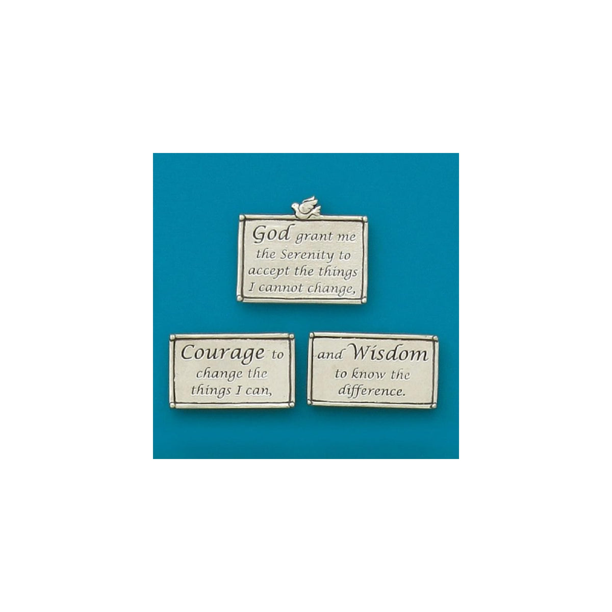Basic Spirit Decorative Magnet, Medium, Silver