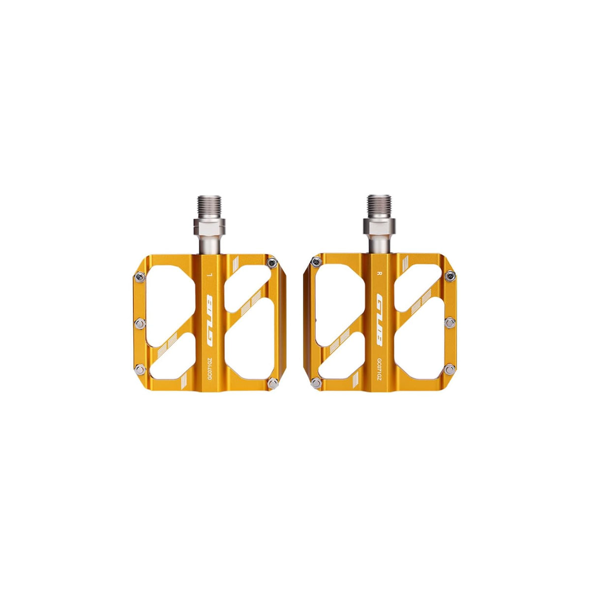 GUB Bicycle Pedal, 117*99*95mm, gold