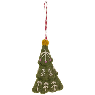 Boston International Hanging Ornament, 4.5", Christmas Tree