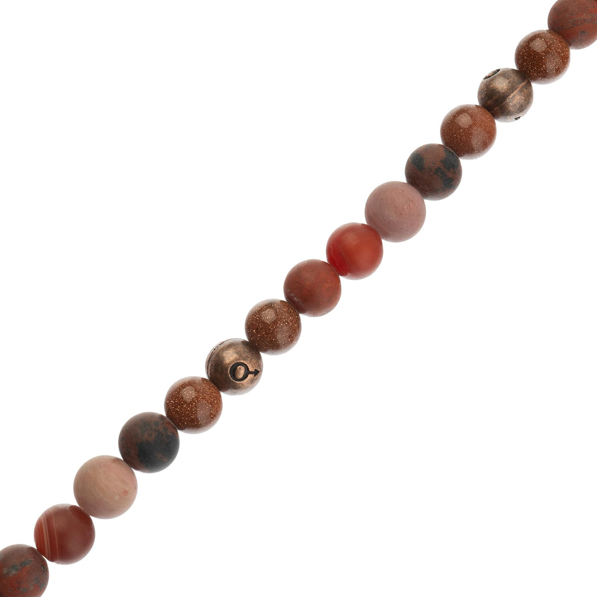 John Bead Craft Bead, 8mm x 7in, Mars
