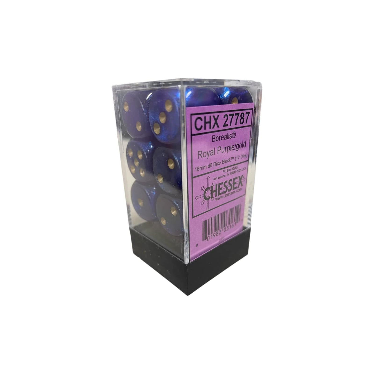 Chessex Game Dice, 16mm, Purple