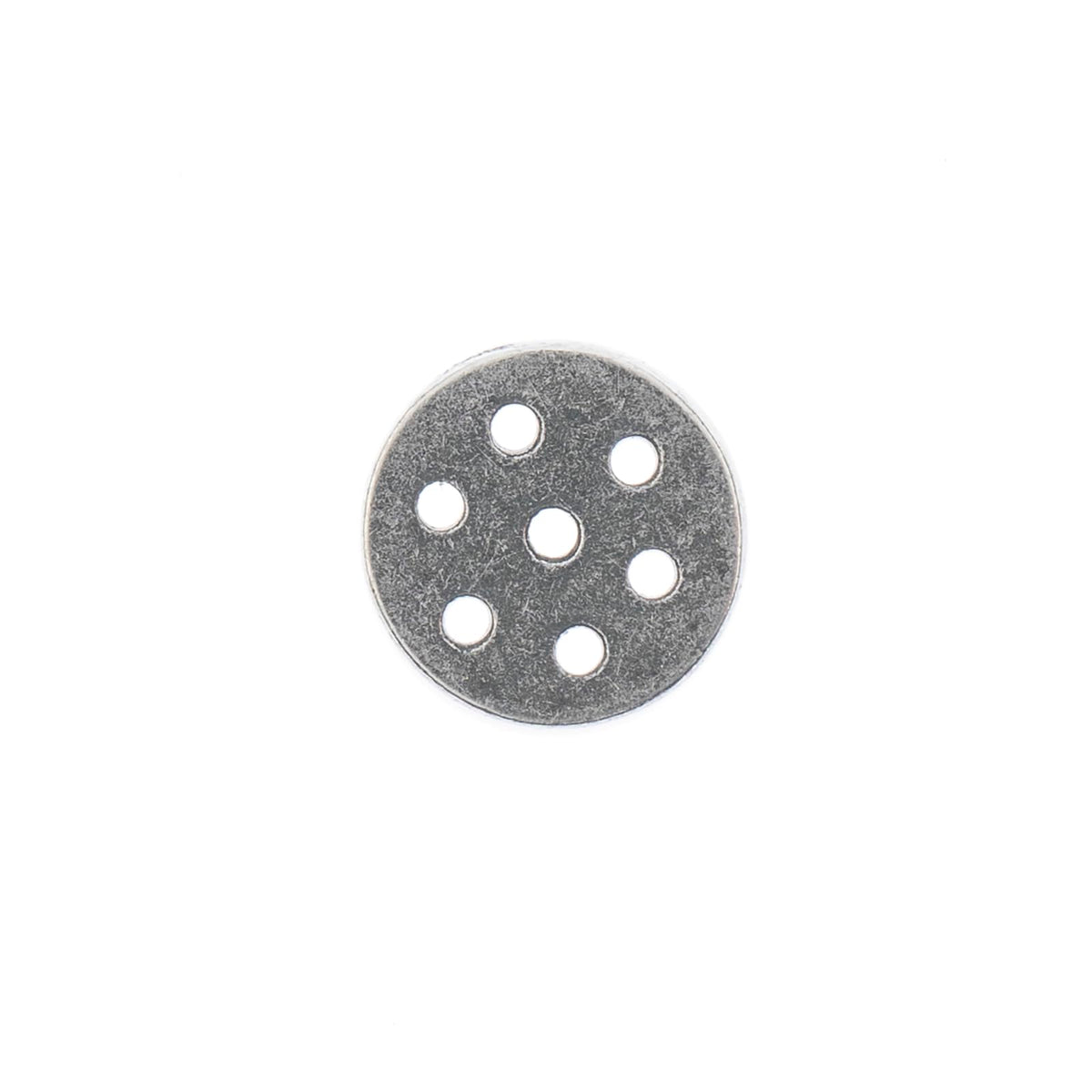 John Bead Craft Bead, Size 8, Pewter