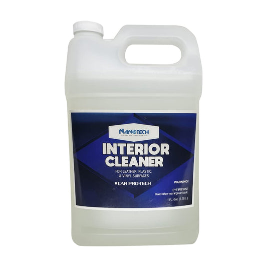 Nanotech Surface Solutions Interior Cleaner - All Purpose Interior Detailer - Car Dashboards, Leather, Vinyl, Plastic, Metal - Cleans Without Leaving Greasy Finish (1 Gallon (128 Oz.))