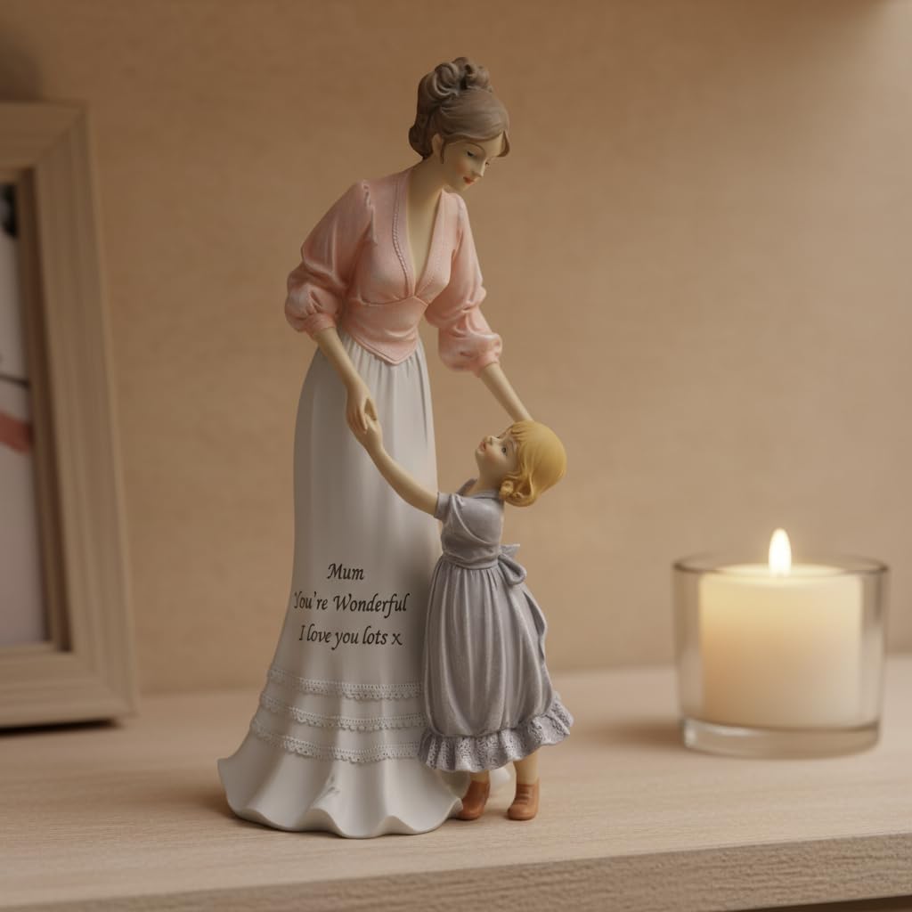 Comfy Hour Gracious Mother and Lovley Children Figurine, Home D√©cor Collection, Stone Resin