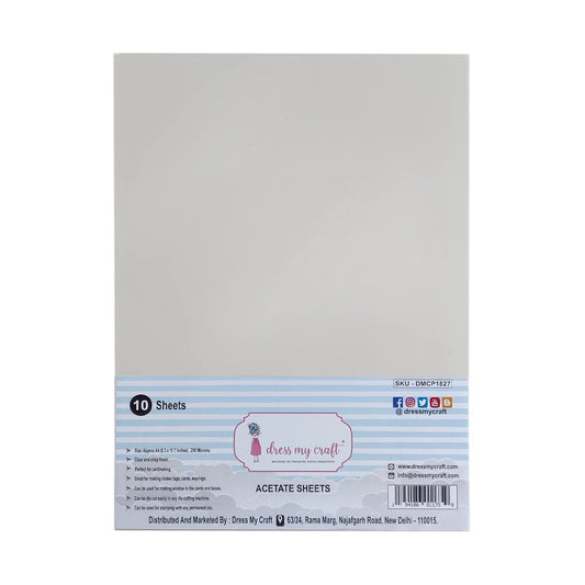 Dress My Craft Template Stencil, 250 microns, white