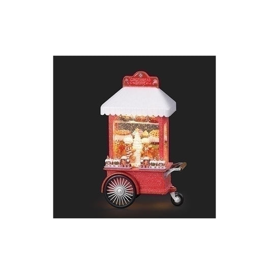 Roman Snow Globe, Red, Classic