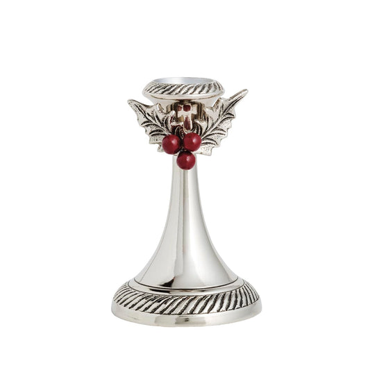 Mud Pie Candle Holder, Large, Silver