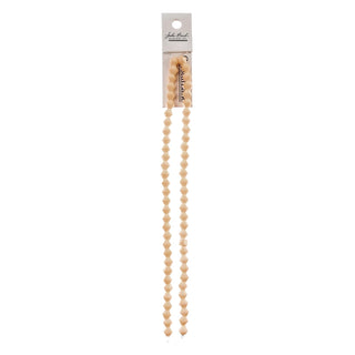 John Bead Craft Bead, 6mm, Opaque Cream