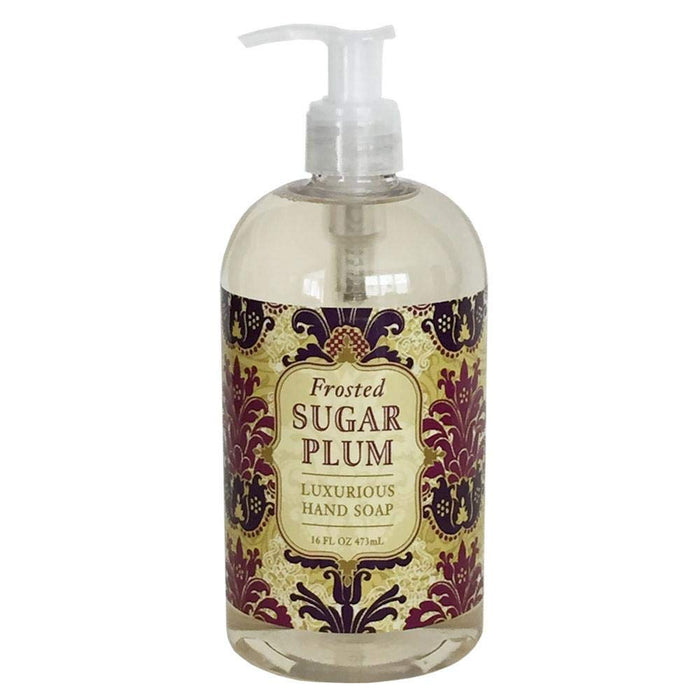 Greenwich Bay Trading Company Holiday Collection: Frosted Sugar Plum 16oz Hand Soap, (GB-HC-FSP-05)