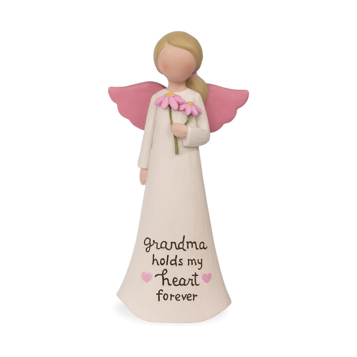 Blossom Bucket Figurine, Grandmother Holds My Heart, Traditional