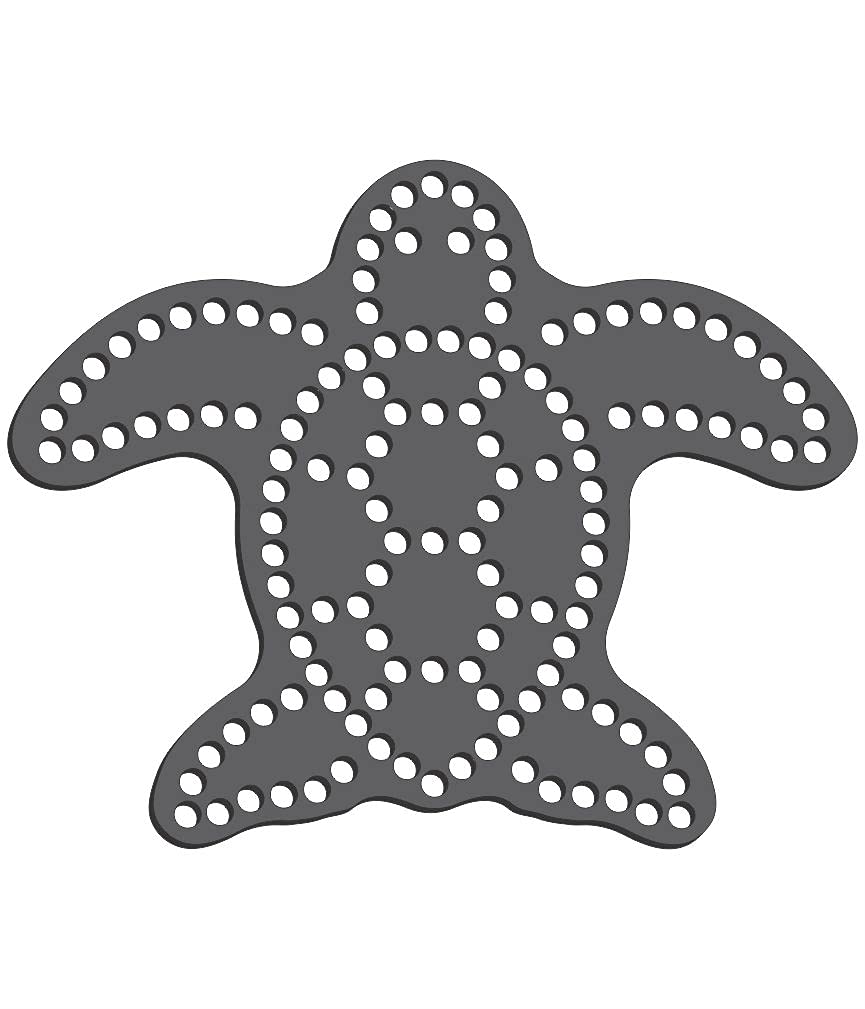 Rhinestone Genie Sea Turtle 5" Magnetic Rhinestone Template, Black