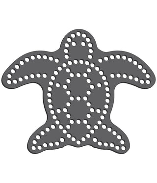 Rhinestone Genie Sea Turtle 5" Magnetic Rhinestone Template, Black