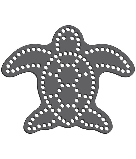 Rhinestone Genie Sea Turtle 5" Magnetic Rhinestone Template, Black