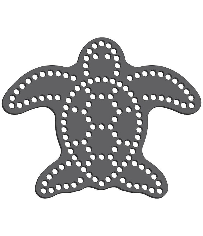 Rhinestone Genie Sea Turtle 5" Magnetic Rhinestone Template, Black