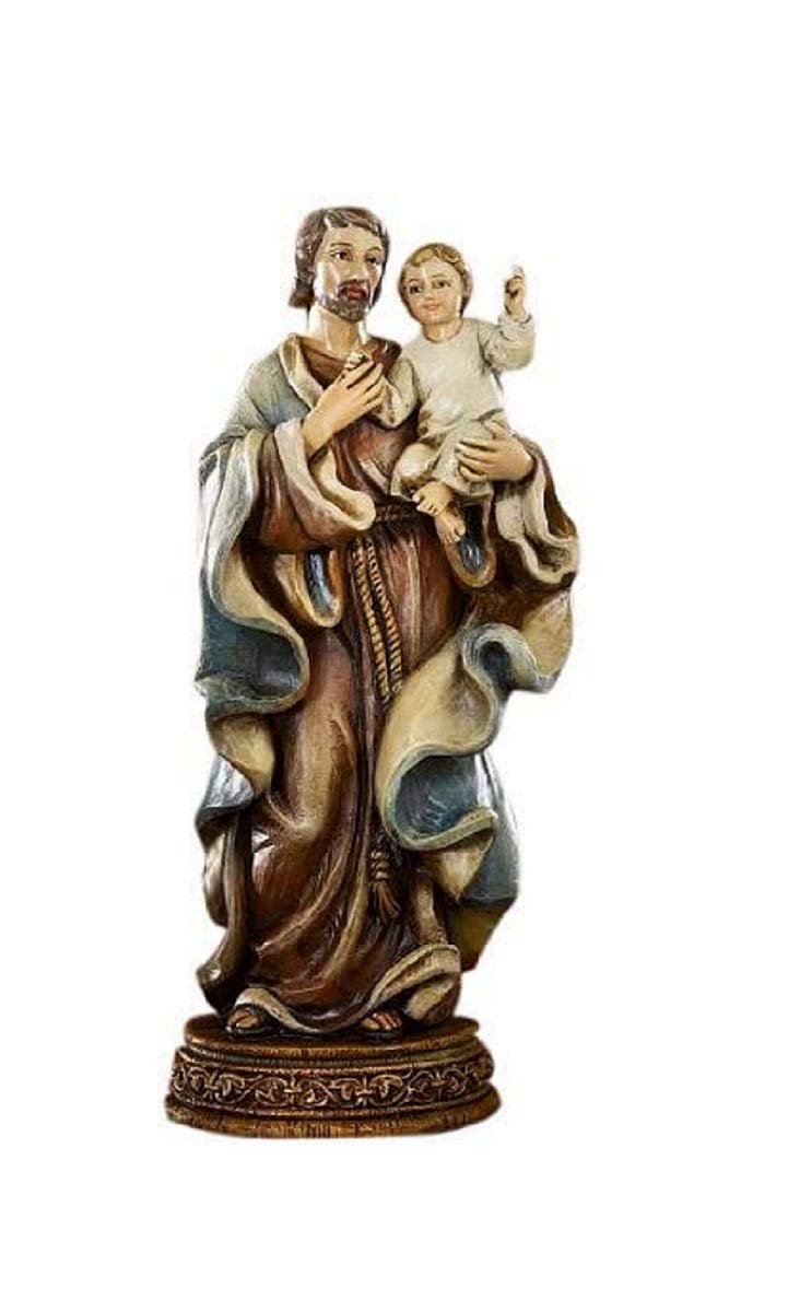 Christian Brands Milagros Bellavista 6" st Joseph/Child Statue, Nd128