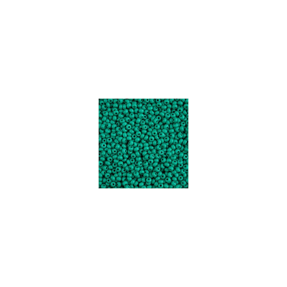 John Bead Craft Bead, 6/0, Dark Green Matt