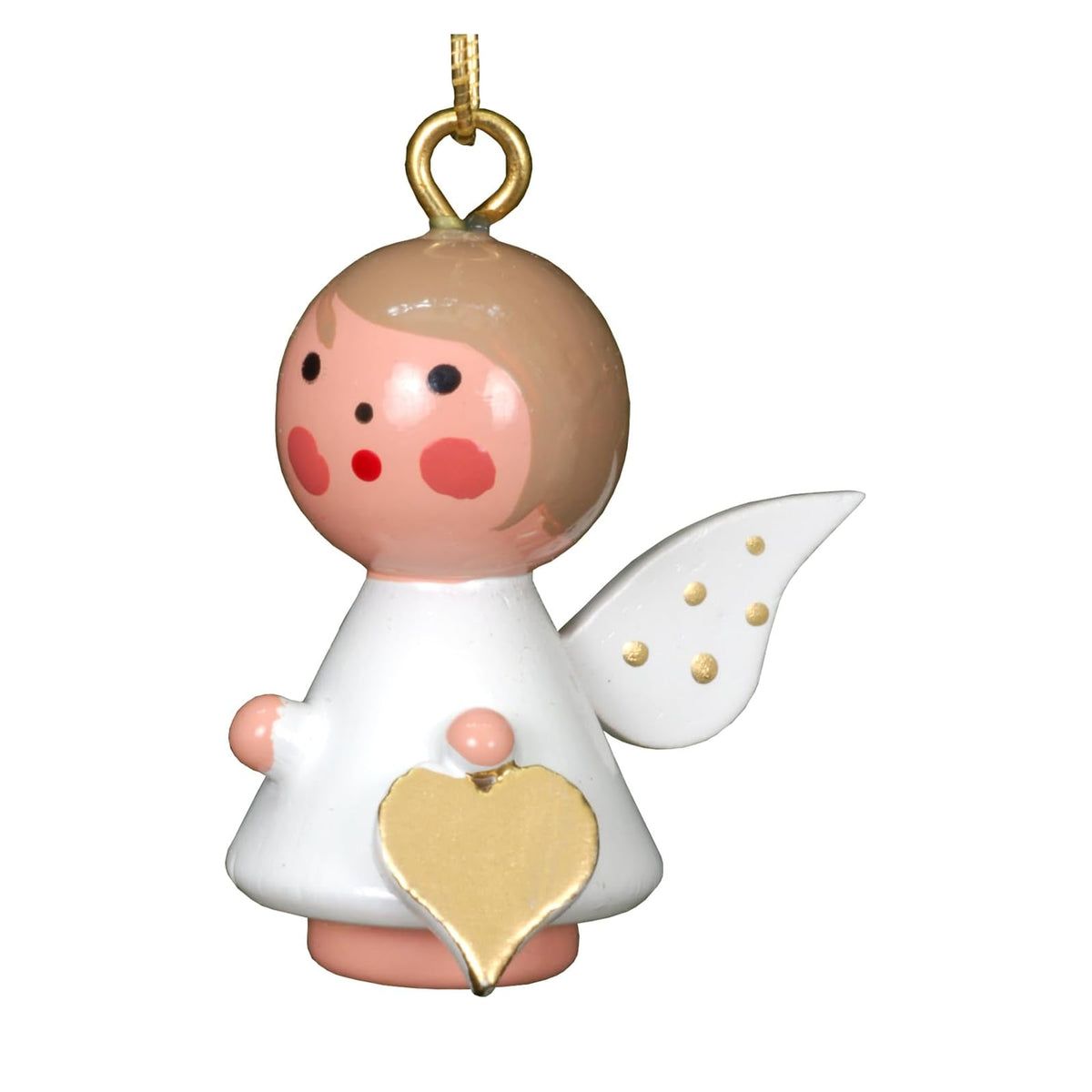 Alexander Taron Hanging Ornament, 1.5"H x 1"W x 1"D, Brown