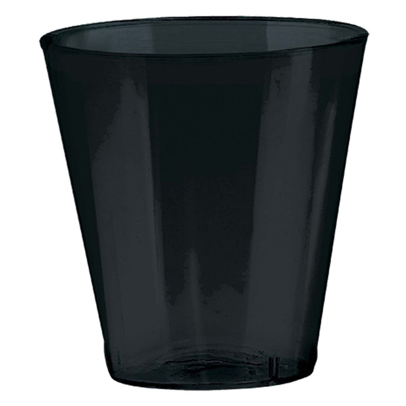 Big Party Pack Jet Black Shot Glasses | 2 oz. | Pack of 100 | Party Supply