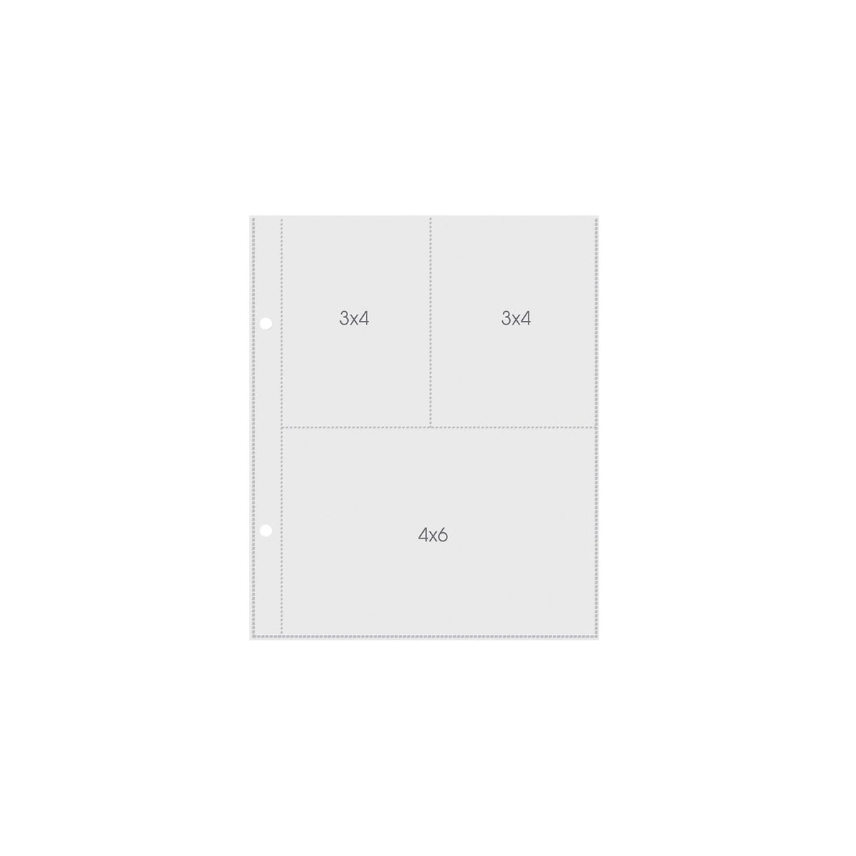 Simple Stories Card Document Sleeve, 3x4 inches and 4x6 inches, Multi-colored