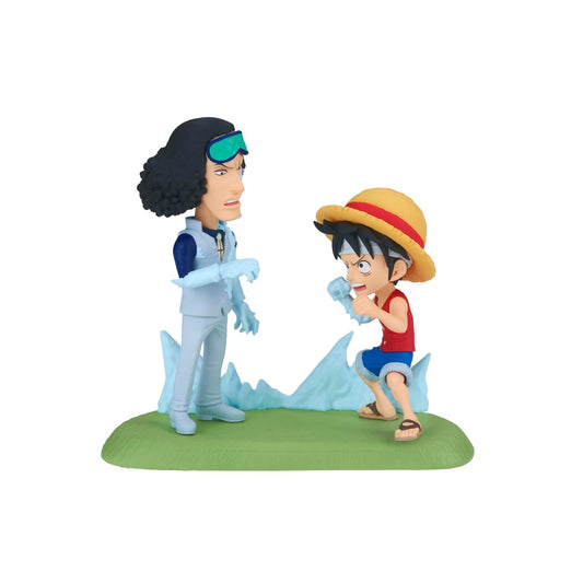 Banpresto Figurine, 3.5", Log Stories - Monkey D. Luffy Vs Kuzan