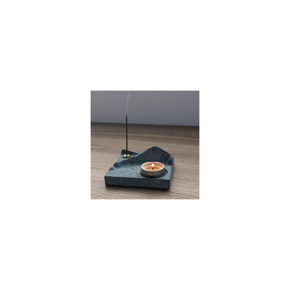 JEmarble Candle Holder, 3.7-Inch, Green
