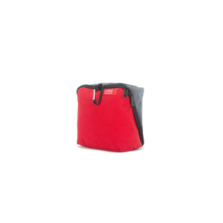 Manhattan Portage Cosmetic Case, 7.5" x 6" x 3.5", red/grey
