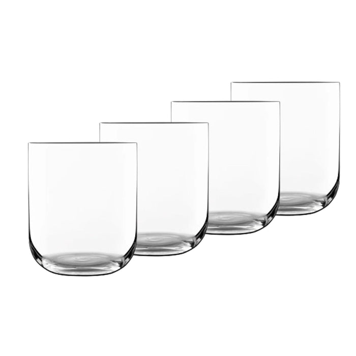 Luigi Bormioli Rocco Sublime 15.25 oz DOF Double Old Fashioned Glasses, Set of 4, Clear