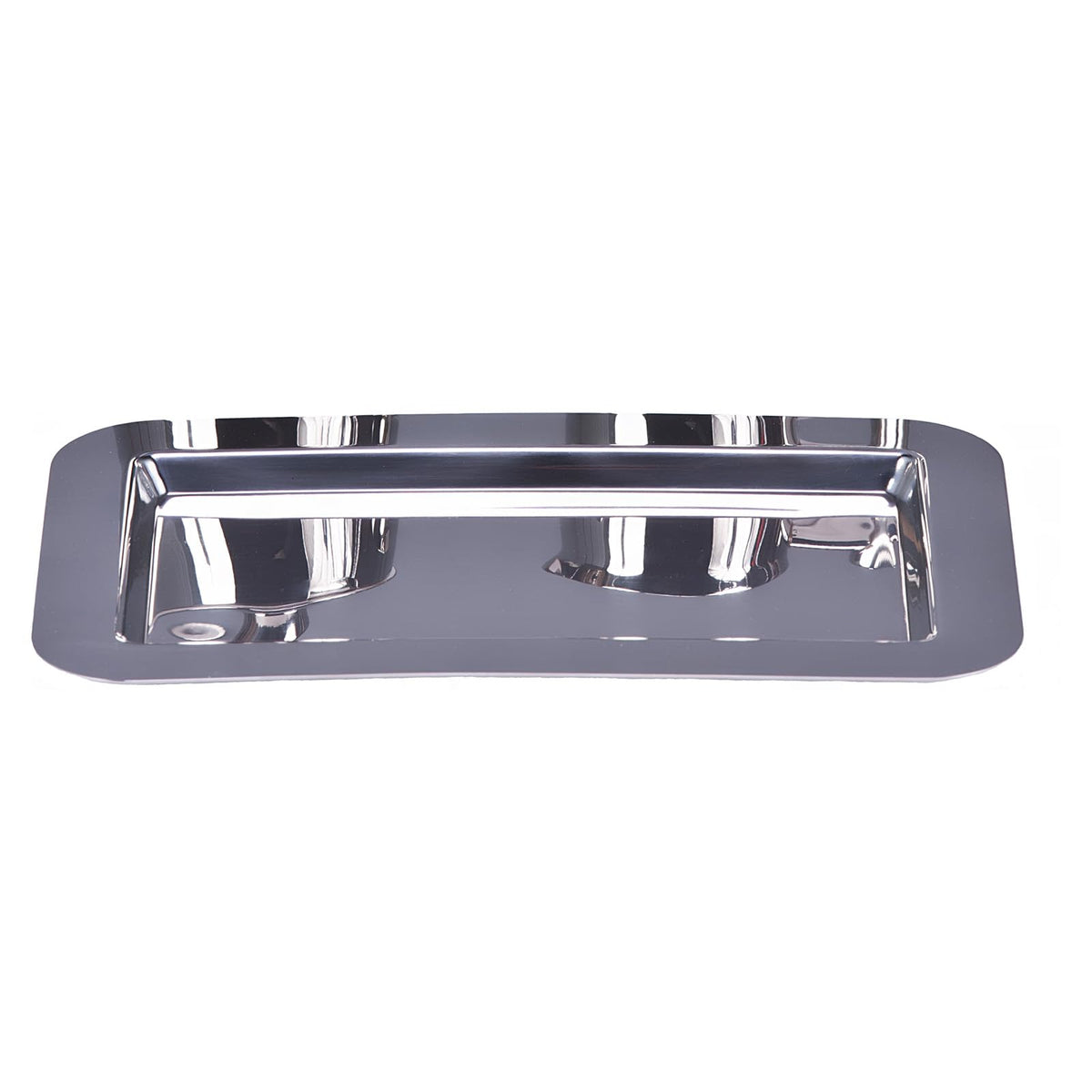 Frieling Tray, 9.4" x 5.6" x 0.2", Silver