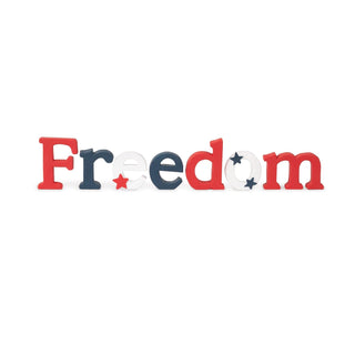 Blossom Bucket Figurine, Small, Red, White, Blue