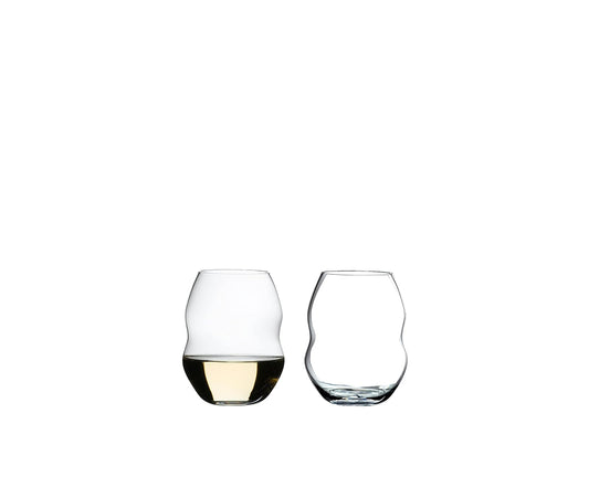 Riedel Swirl White Wine Glasses, Set of 2