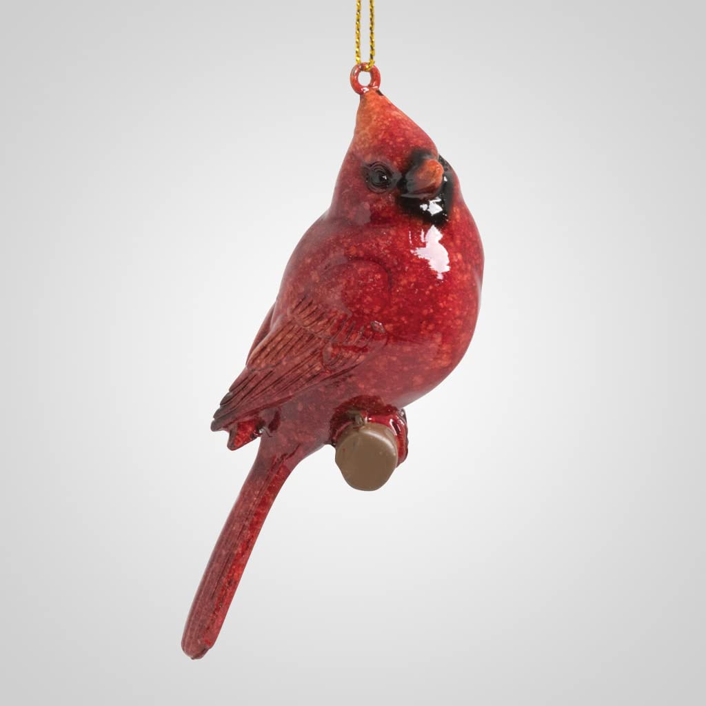 Lipco Hanging Ornament, 1.70 inches Length x 7.70 inches Height, Cardinal