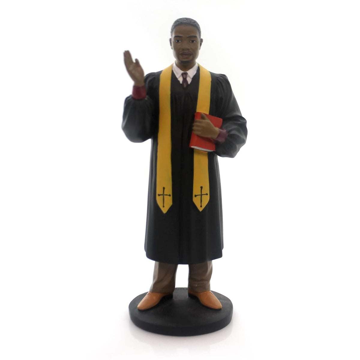 Ebony Treasures Figurine, 8.5 Inch, Red, White, Flesh