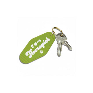 Papersalt Keychain, Gold, Vintage