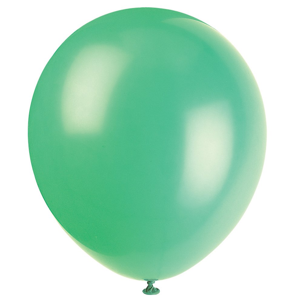 Unique Industries party decoration Balloon, 10ct, Emerald Green